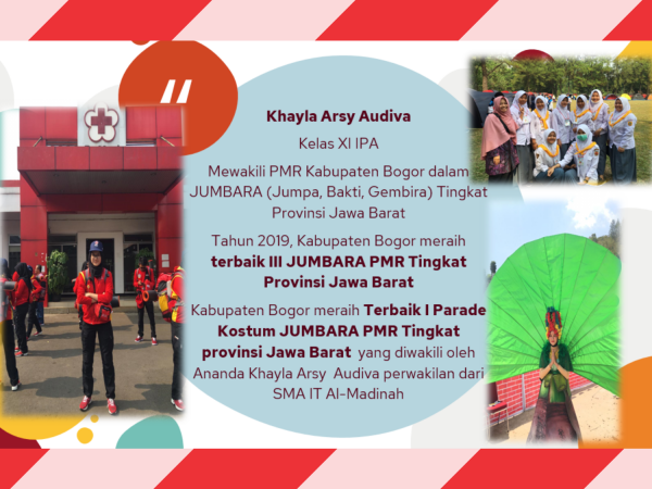 Terbaik I Parade Kostum JUMBARA PMR Tingkat provinsi Jawa Barat